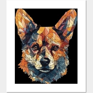 Abstract dog Posters and Art